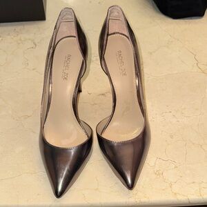 Rachel Zoe Shiny Metallic Heels